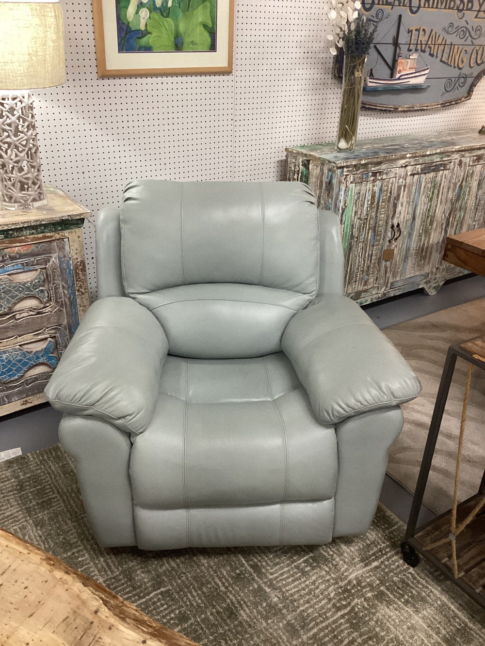 Leather Manual Recliner|5235
