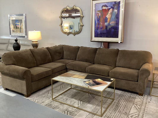 Flexsteel Brown Sectional|5241