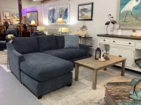 Cindy Crawford reversible chaise with sleeper sofa|5285