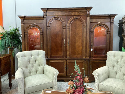 Pulaski furniture 3 piece granite top wall unit|5330