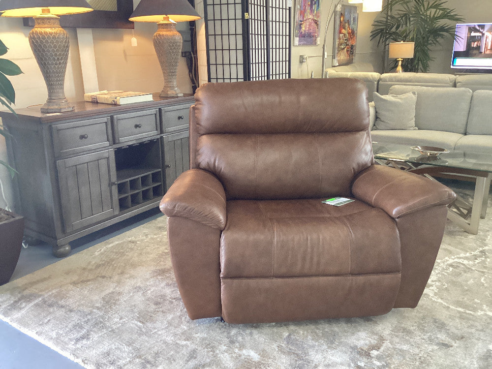 Lazy boy brown leather Manual recliner|5356