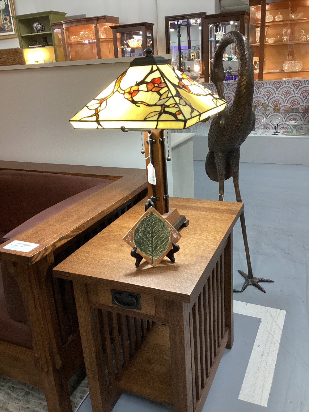 Leaded glass lamp|5373