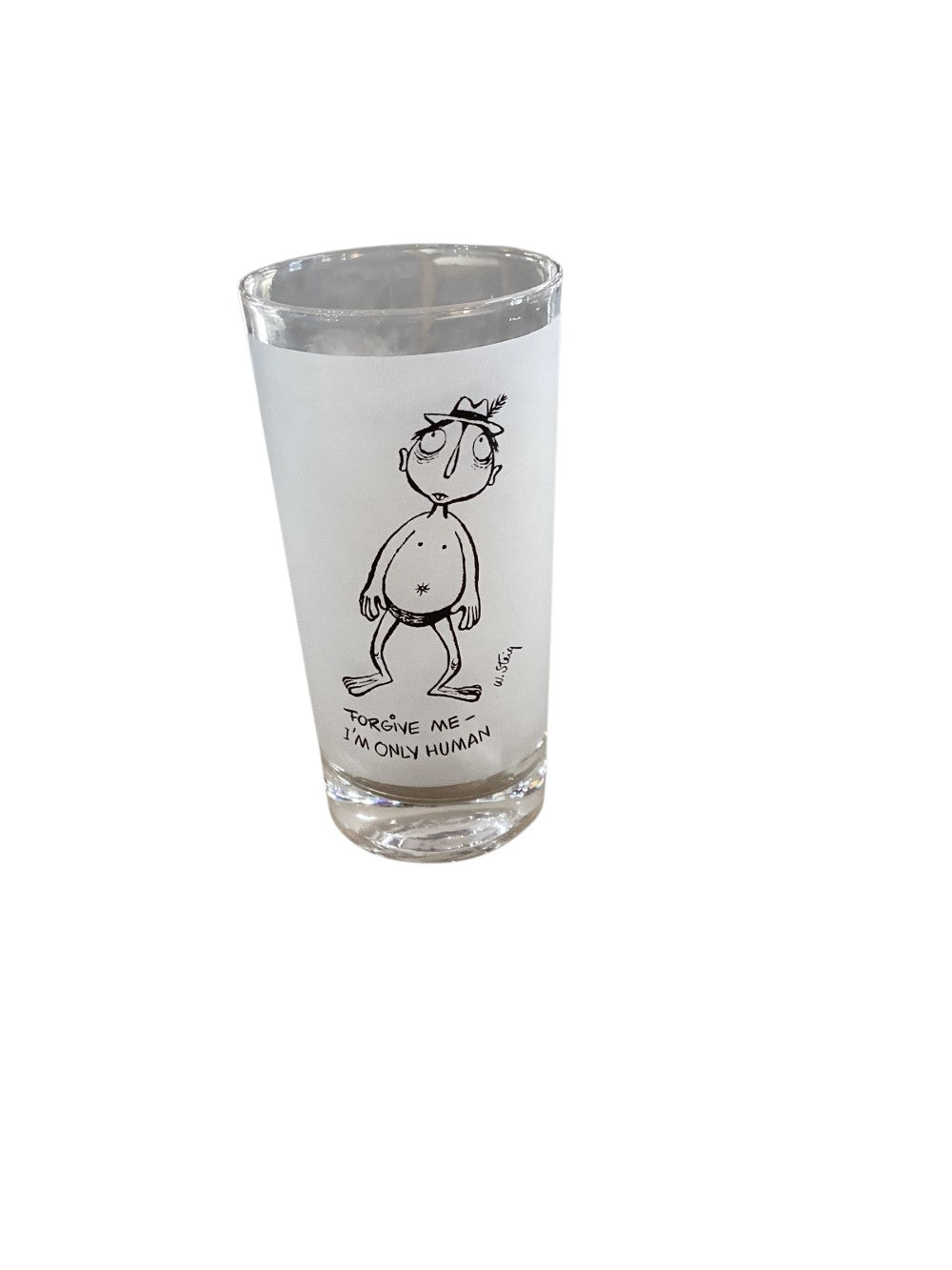 W Steig Mid Century Frosted High Ball Set of 6 Glasses|3001