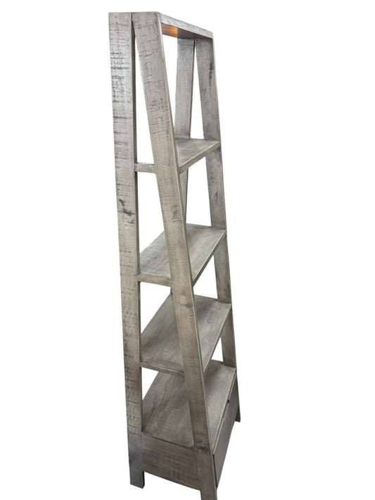 Grey Distressed Ladder Shelving|3060
