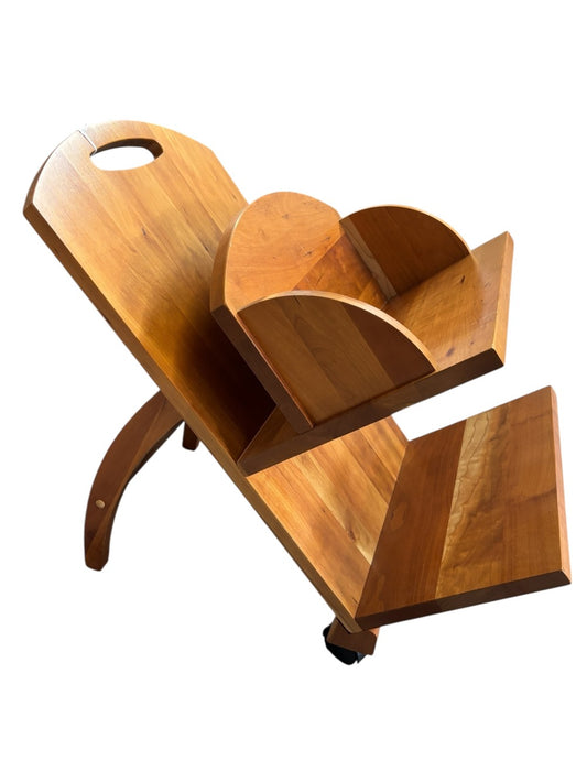 Teak Magazine Rack|3025
