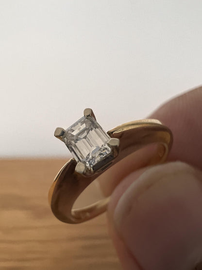 14K Gold and Diamond Engagement Ring