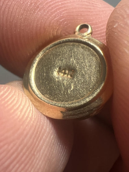 14k Gold Birthday Cake Charm