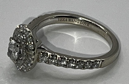 Vera Wang White Gold (14kt) Engagement Ring Set