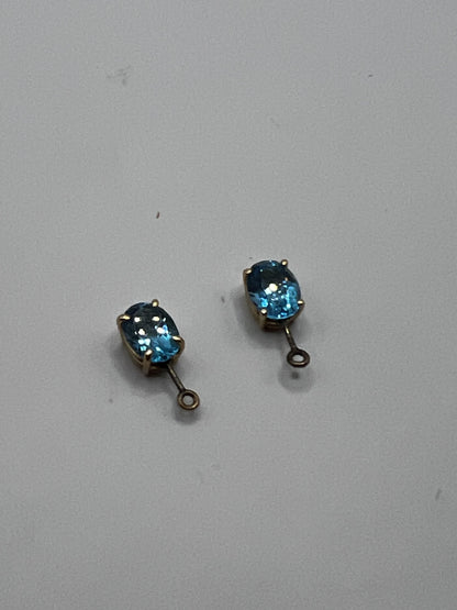 Blue Topaz Earring Enhancers