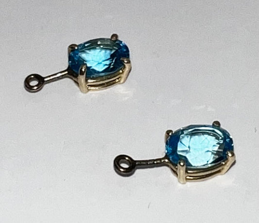 Blue Topaz Earring Enhancers