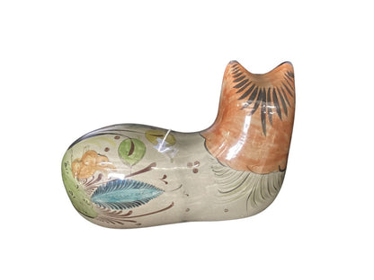 Vintage Tonala pottery cat folk art|2774
