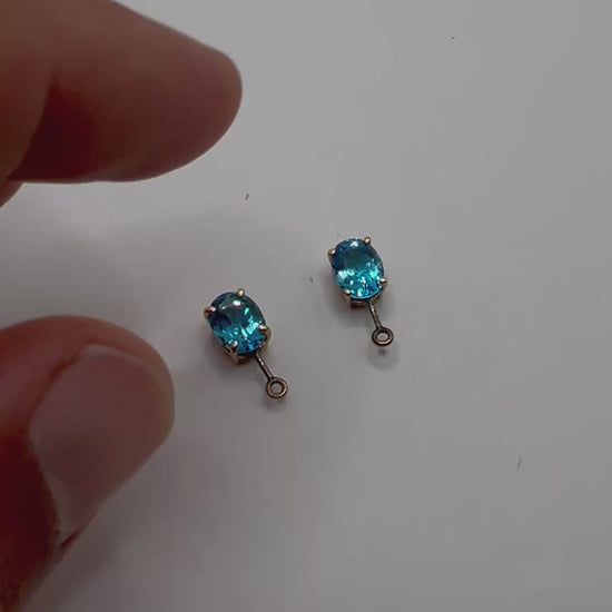 Blue Topaz Earring Enhancers