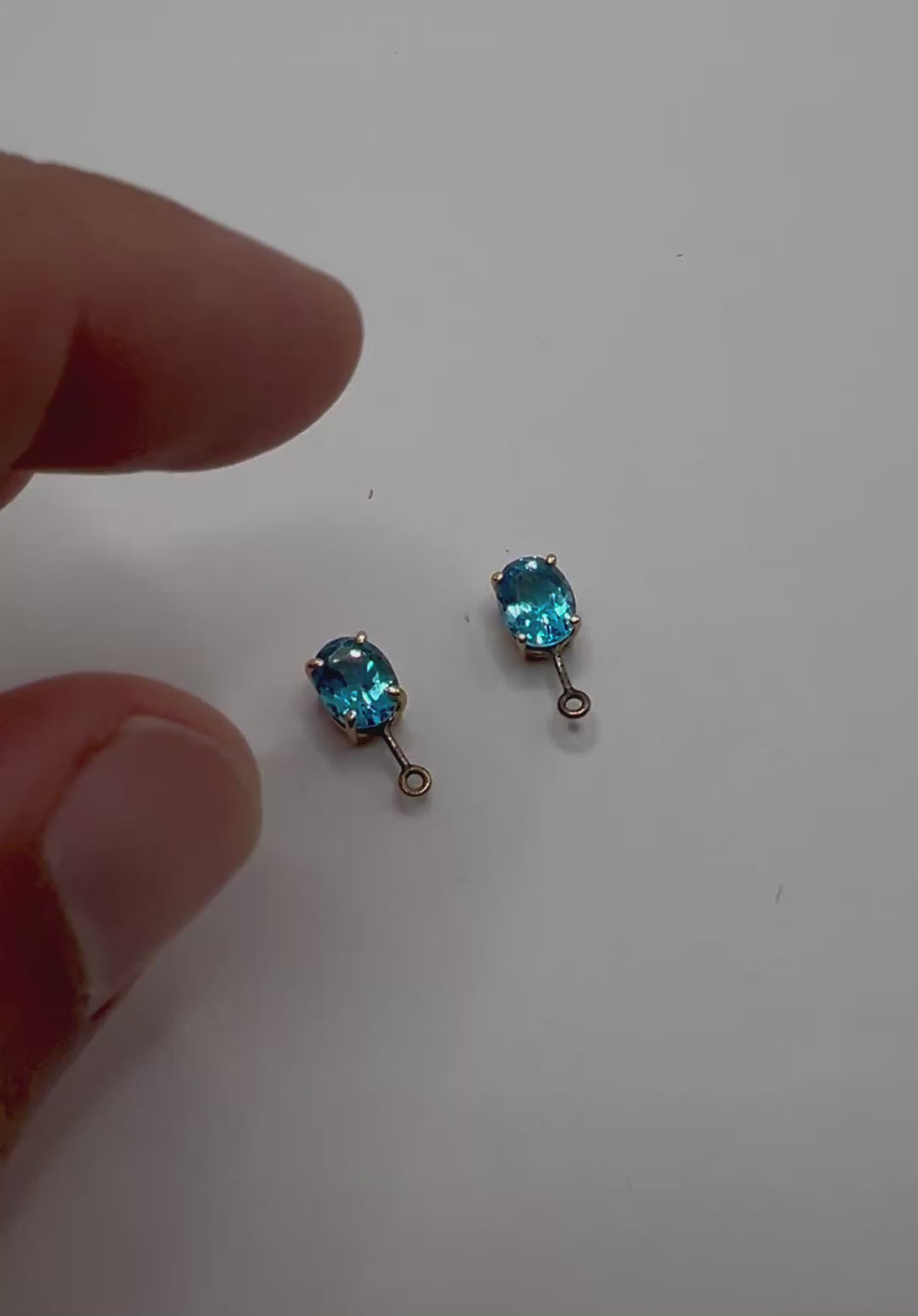 Blue Topaz Earring Enhancers