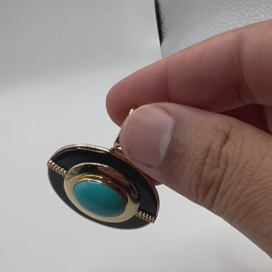 Robins Egg Blue Turquoise Pendant